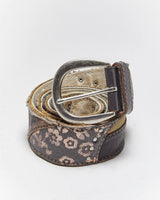 Vintage Y2k 00s Fossil Patchwork Leather Belt - W31-W35