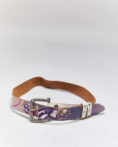 Vintage Y2k 00s Ed Hardy Belt - W29-W35