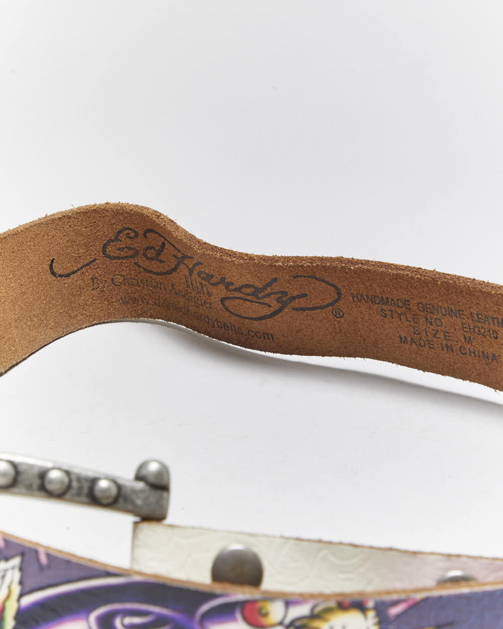 Vintage Y2k 00s Ed Hardy Belt - W29-W35