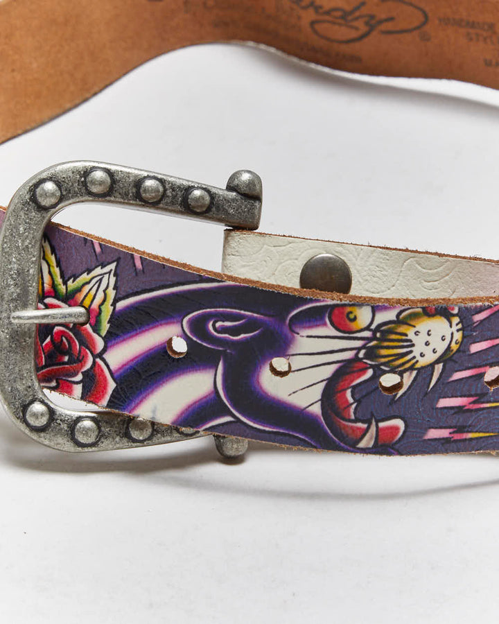 Vintage Y2k 00s Ed Hardy Belt - W29-W35