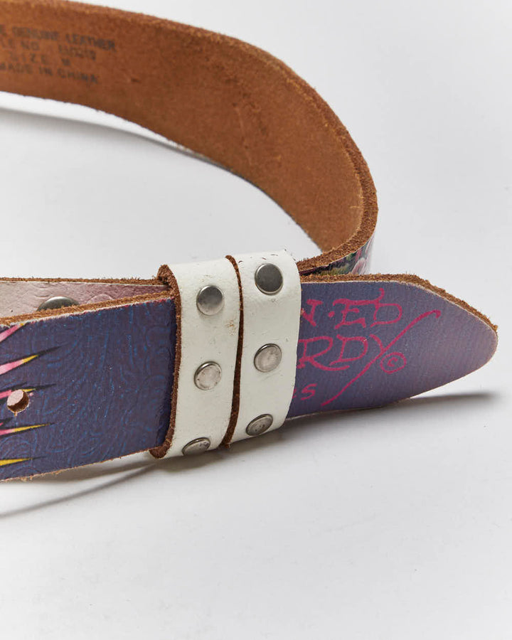 Vintage Y2k 00s Ed Hardy Belt - W29-W35