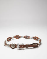 Vintage Y2k 00s Western Leather Belt W35-W38