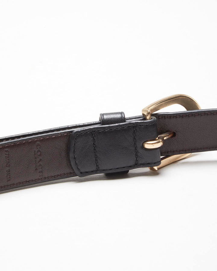 Vintage Coach Leather Belt W28-W32