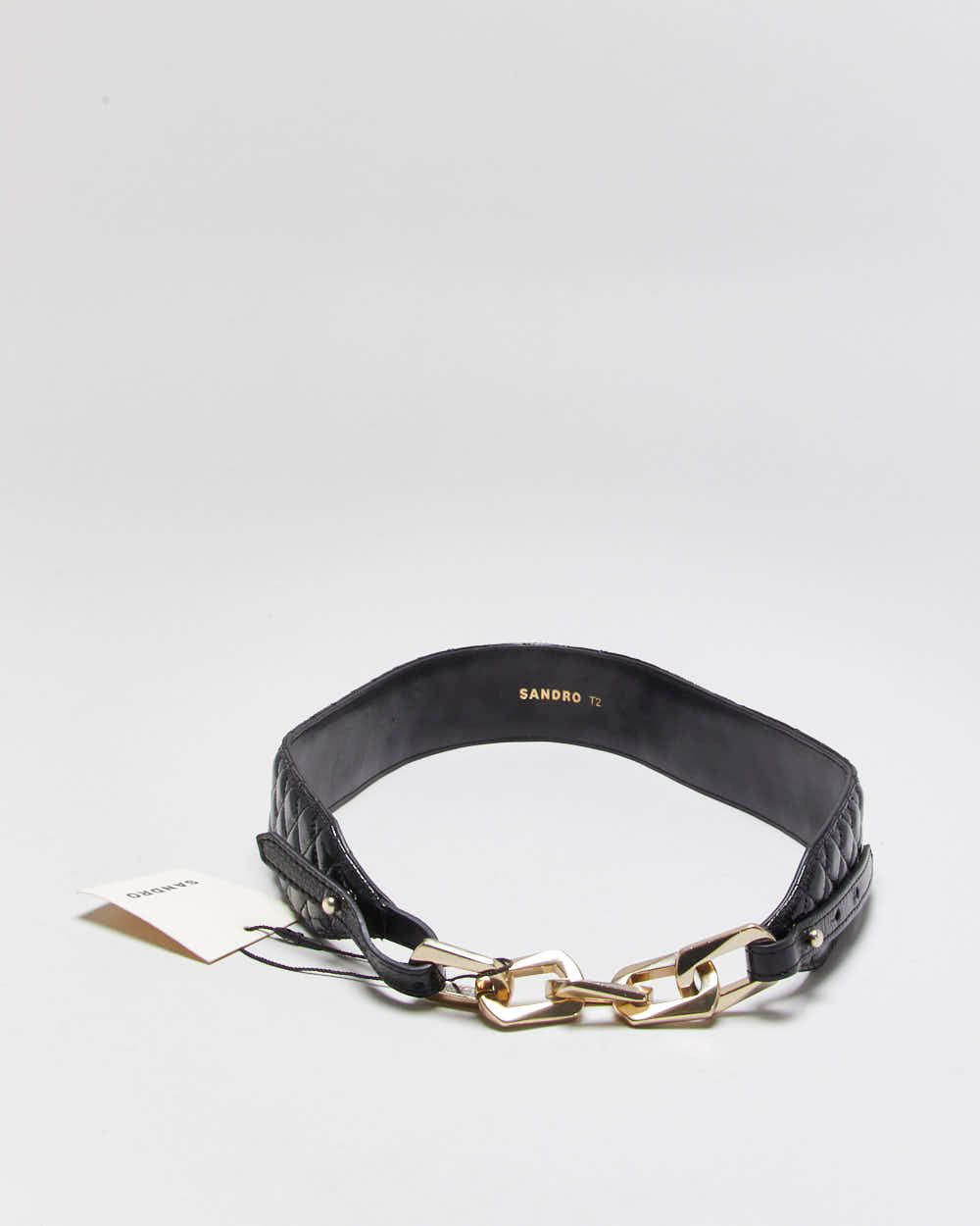 Deadstock Sandro Quilted Belt - W30