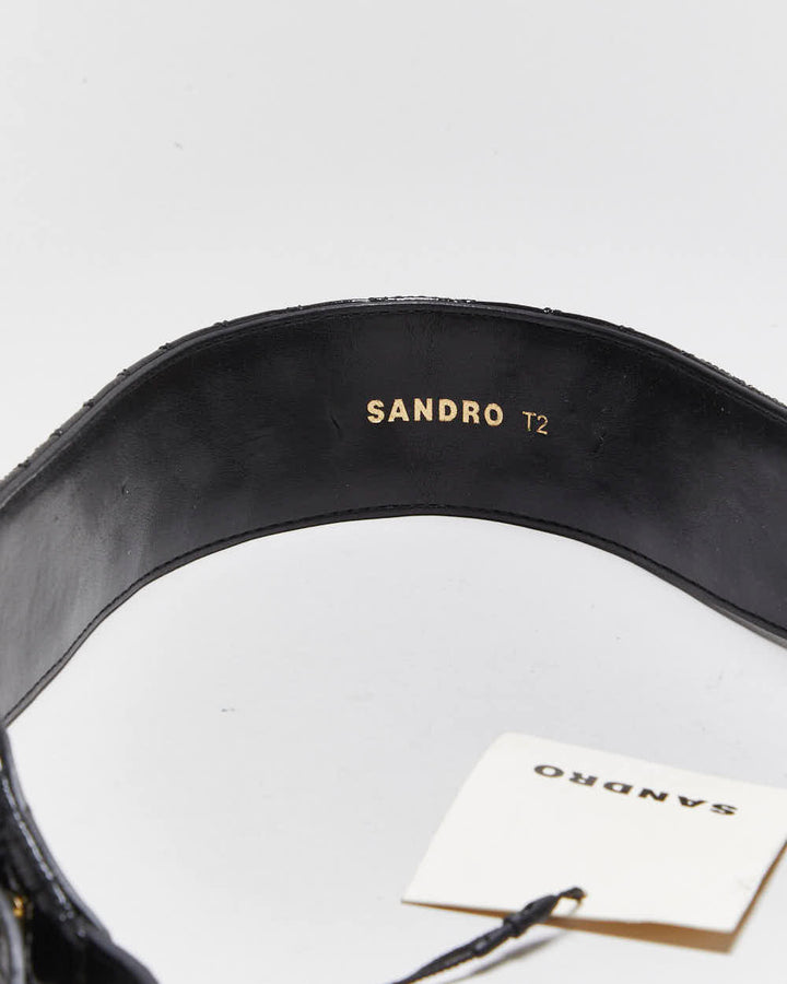 Deadstock Sandro Quilted Belt - W30