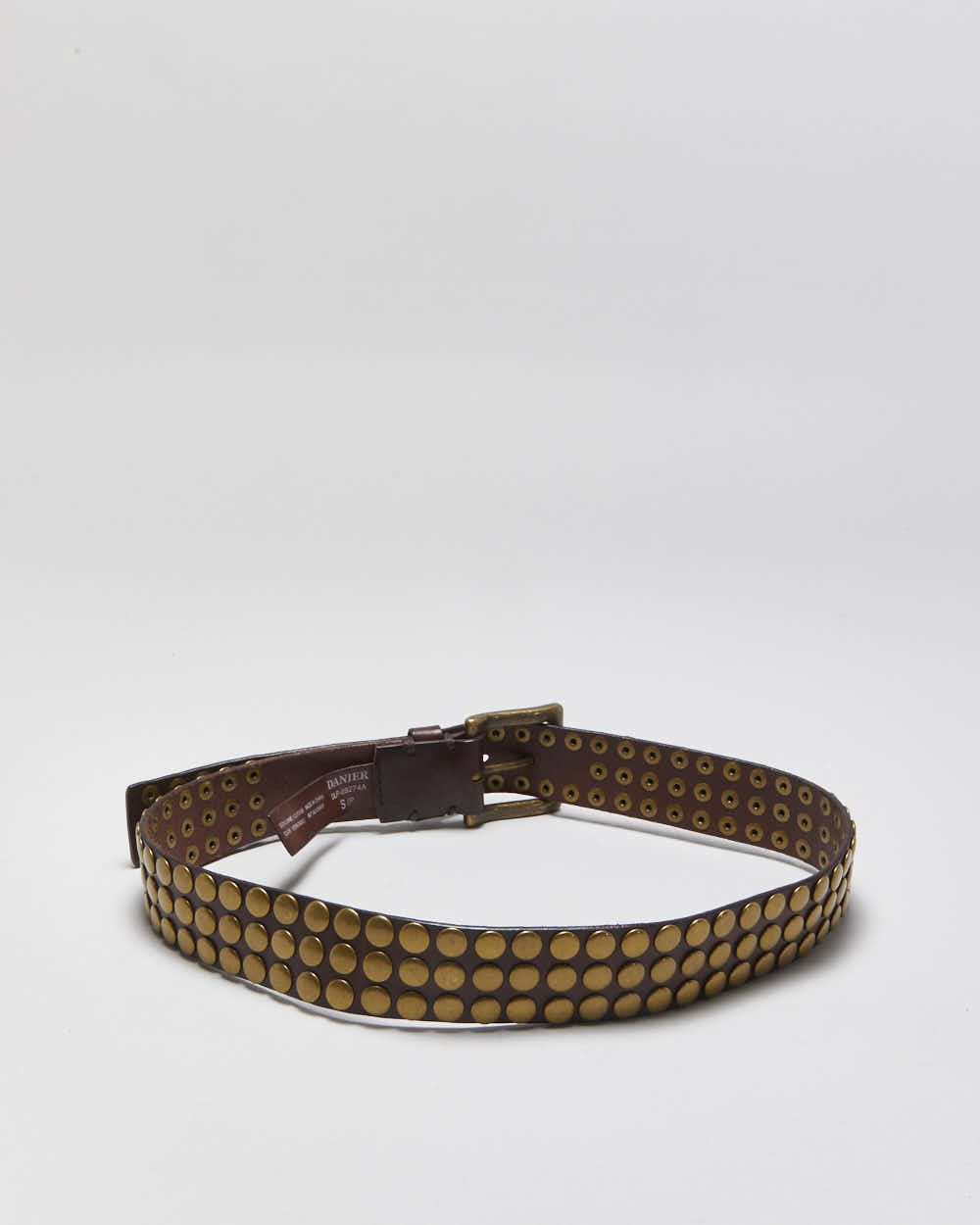 Vintage Danier Studded Leather Belt - W31-W35