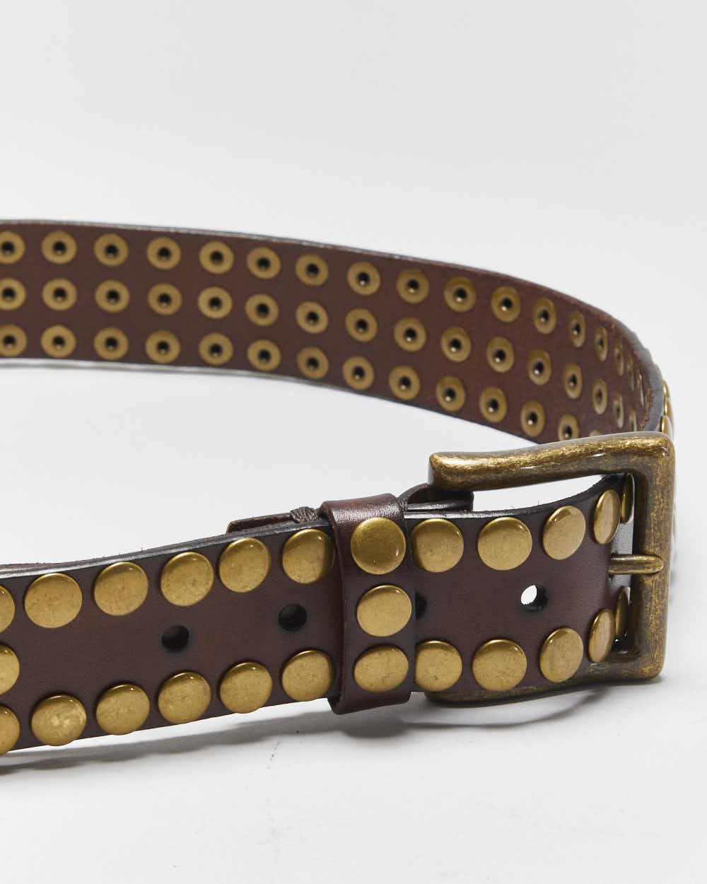 Vintage Danier Studded Leather Belt - W31-W35