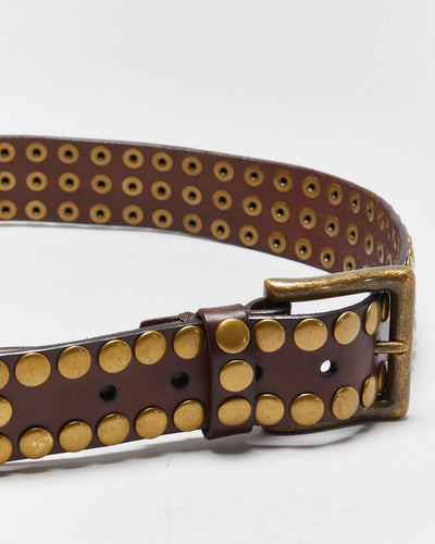 Vintage Danier Studded Leather Belt - W31-W35