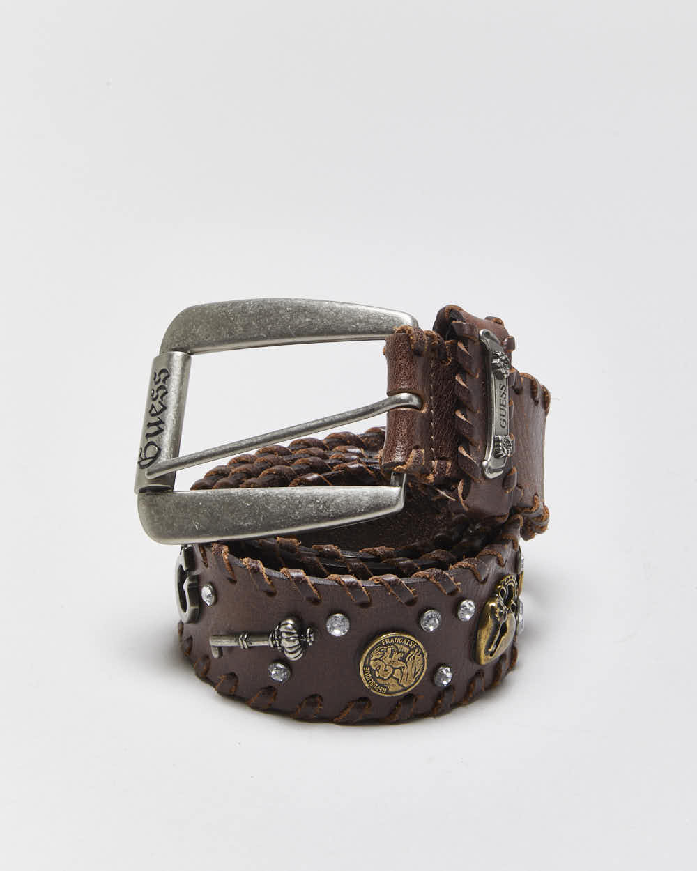 Vintage Y2k 00s Guess Charm Belt - W29-W33