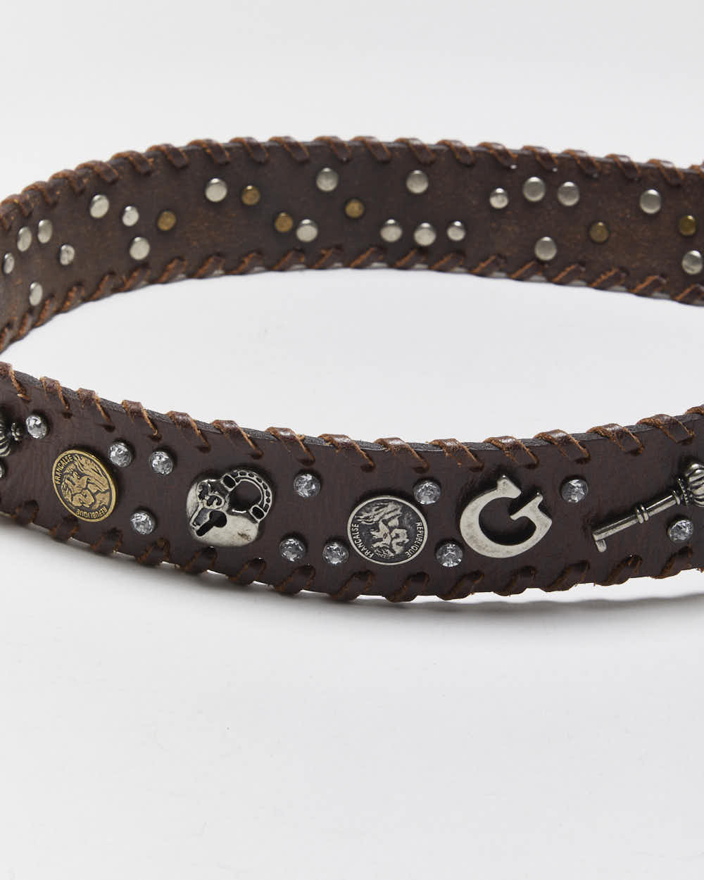 Vintage Y2k 00s Guess Charm Belt - W29-W33