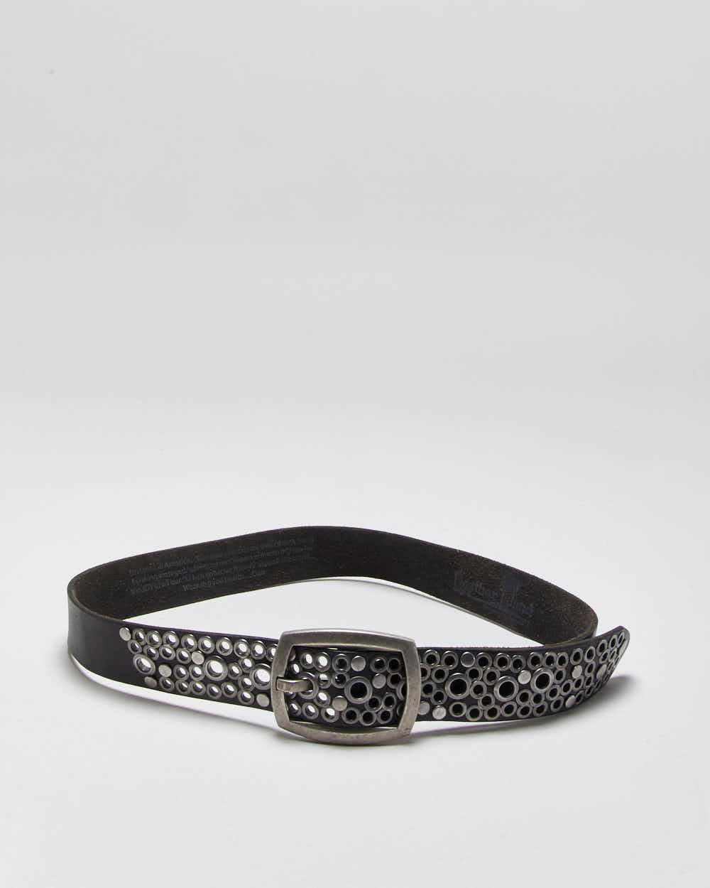 Vintage Leather Island Eyelet Belt - W27-W36