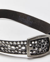 Vintage Leather Island Eyelet Belt - W27-W36