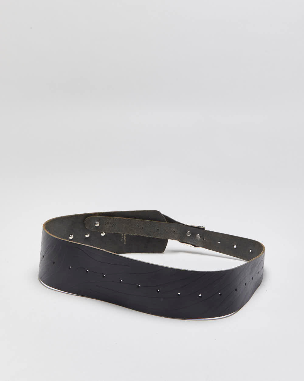 Vintage 1990s Chunky Studded Leather Belt - W32-W34