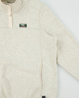 Vintage L.L.Bean Women's Sherpa Lined Quarter-Button Fleece - XXL