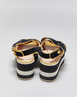Vintage Gucci Peggy Bee &amp; Star Platform Sandals - UK5.5