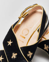 Vintage Gucci Peggy Bee &amp; Star Platform Sandals - UK5.5