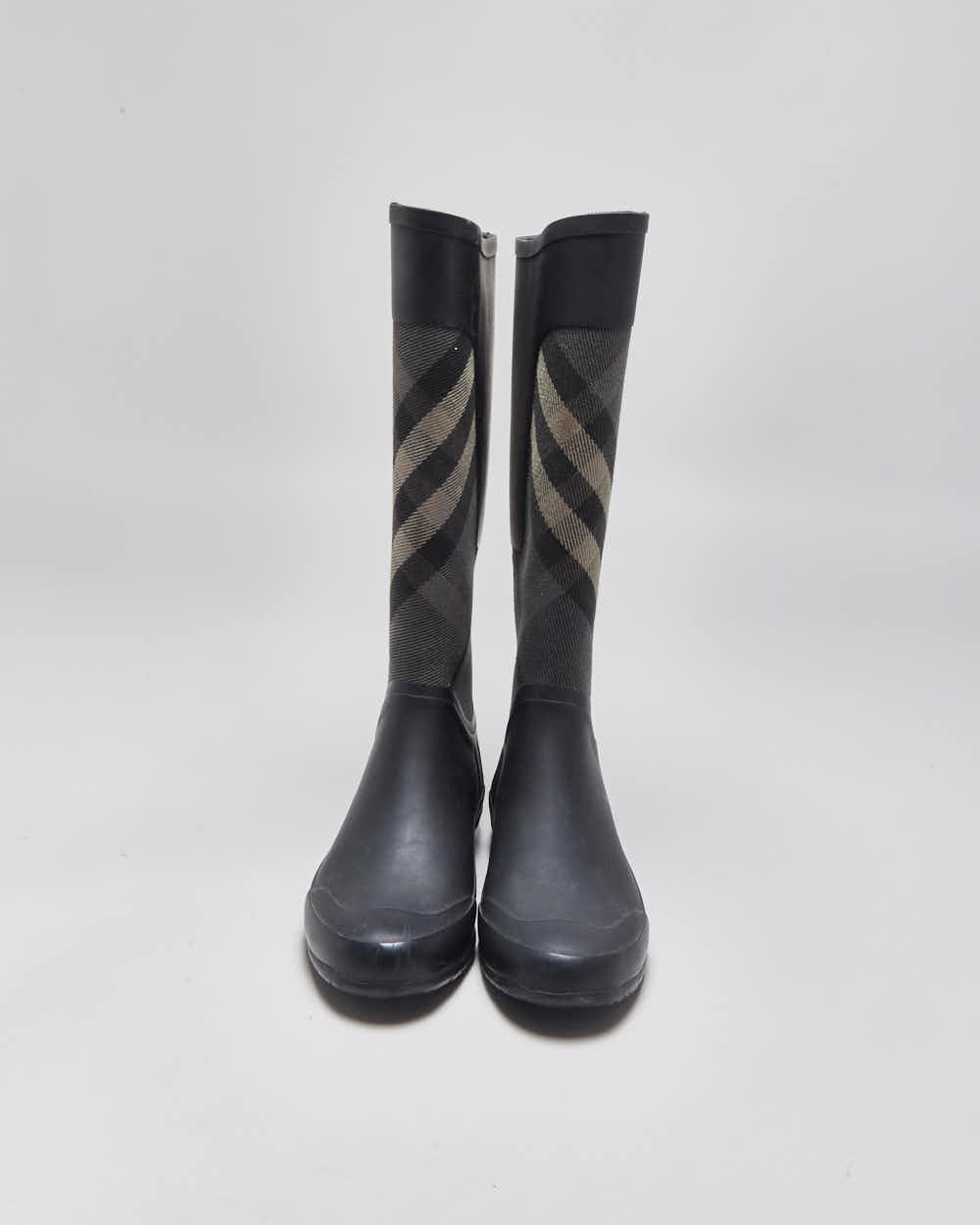 Vintage Burberry Check Wellington Rain Boots - UK3 – Rokit