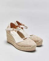 Vintage Y2k 2000s Coach Espadrille Wedges - UK3.5