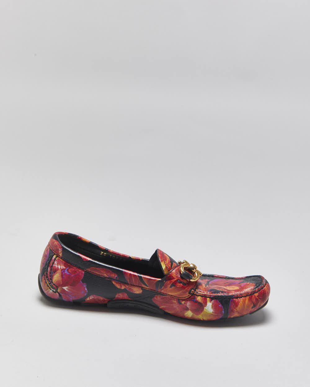 Vintage Salvatore Ferragamo Floral Loafers - UK5