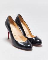 Christian Louboutin Simple Pump Patent Leather Heels - UK4