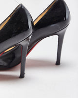 Christian Louboutin Simple Pump Patent Leather Heels - UK4