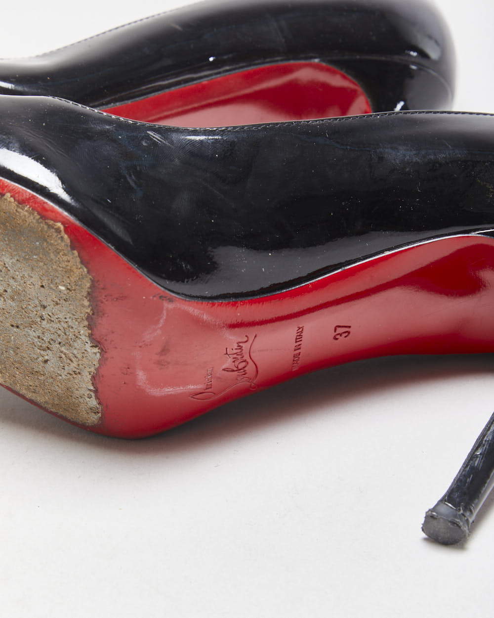 Christian Louboutin Simple Pump Patent Leather Heels - UK4