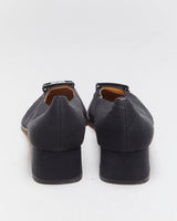 Vintage Salvatore Ferragamo Fabric Square Hoe heeled Shoes - UK6