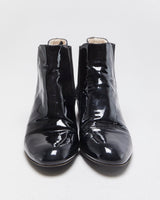 Vintage Prada Patent Leather Chelsea Boots - UK6