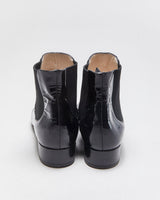 Vintage Prada Patent Leather Chelsea Boots - UK6