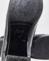 Vintage Prada Patent Leather Chelsea Boots - UK6