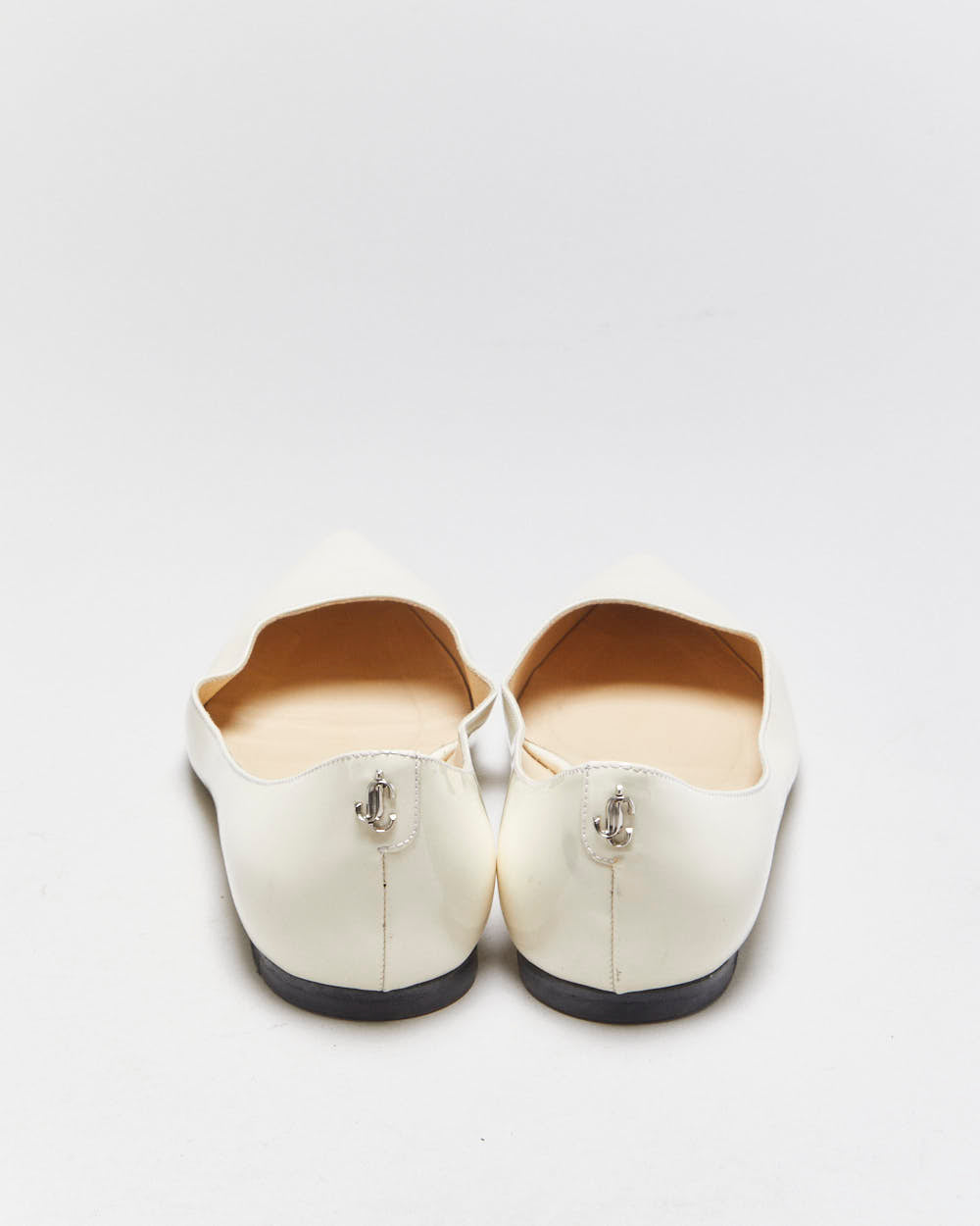 Jimmy Choo Patent Leather Point Ballet Flats - UK3.5
