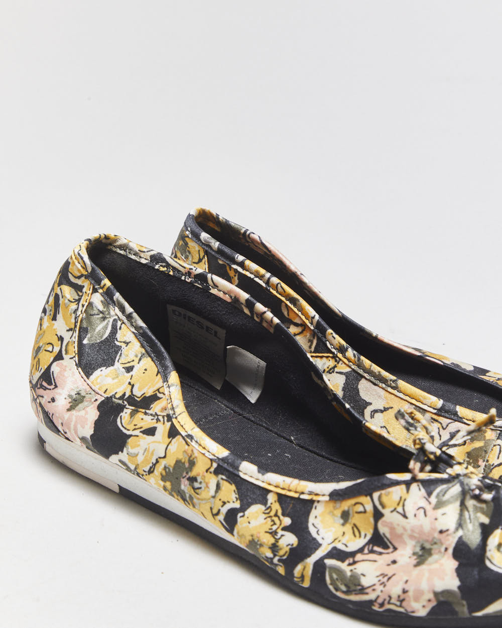 Diesel Floral Cut-out Ballerina Flats - UK4