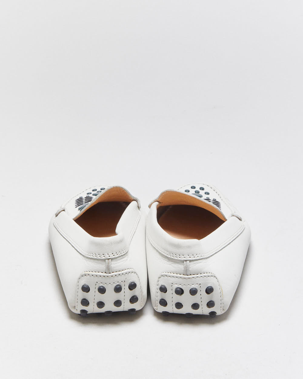 Vintage Tod's Double T Gommino Leather Loafers - UK5