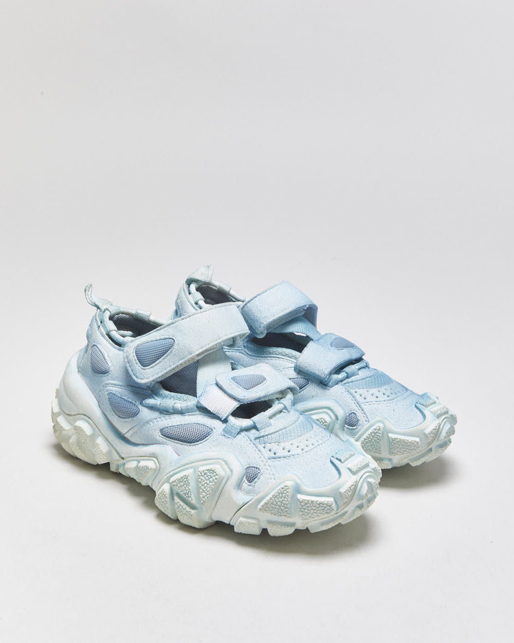Acne Studios Bolzter Bryz Crystal Leather Trainers - UK3