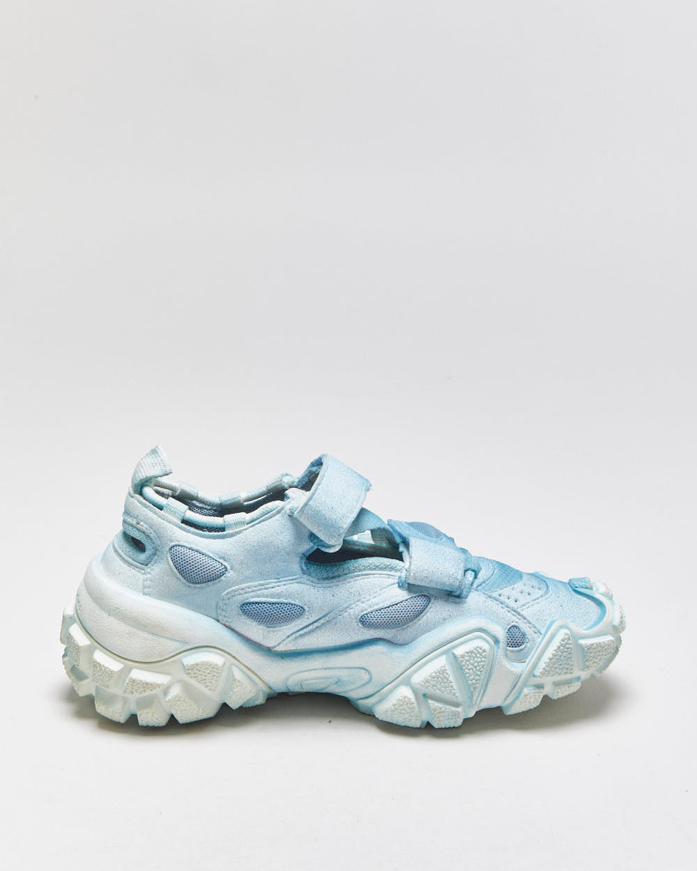 Acne Studios Bolzter Bryz Crystal Leather Trainers - UK3