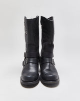 Vintage Harley Davdison Kayla Studded Leather Biker Boots - UK6
