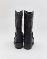 Vintage Harley Davdison Kayla Studded Leather Biker Boots - UK6