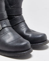 Vintage Harley Davdison Kayla Studded Leather Biker Boots - UK6