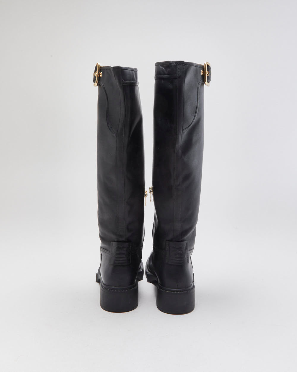 Coach Lilli Leather Riding Boots - UK6