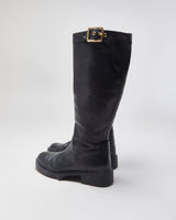 Coach Lilli Leather Riding Boots - UK6