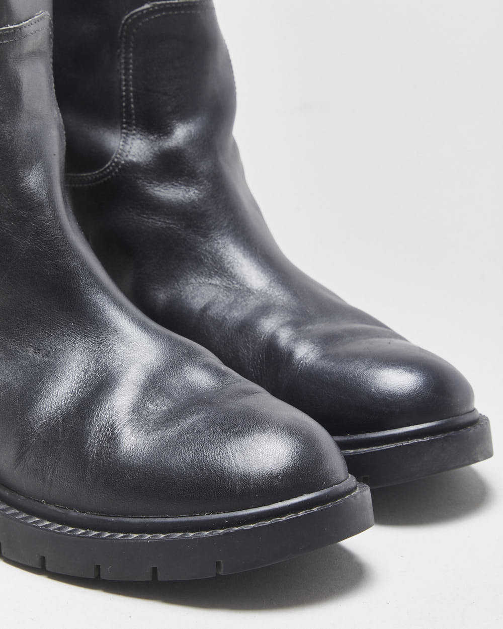 Coach Lilli Leather Riding Boots - UK6