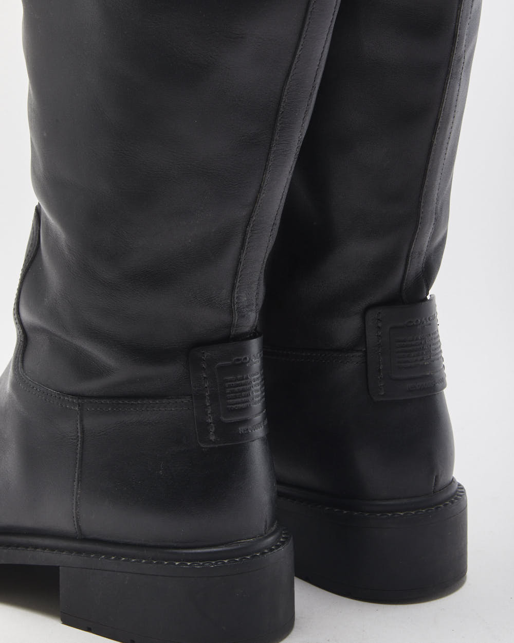 Coach Lilli Leather Riding Boots - UK6