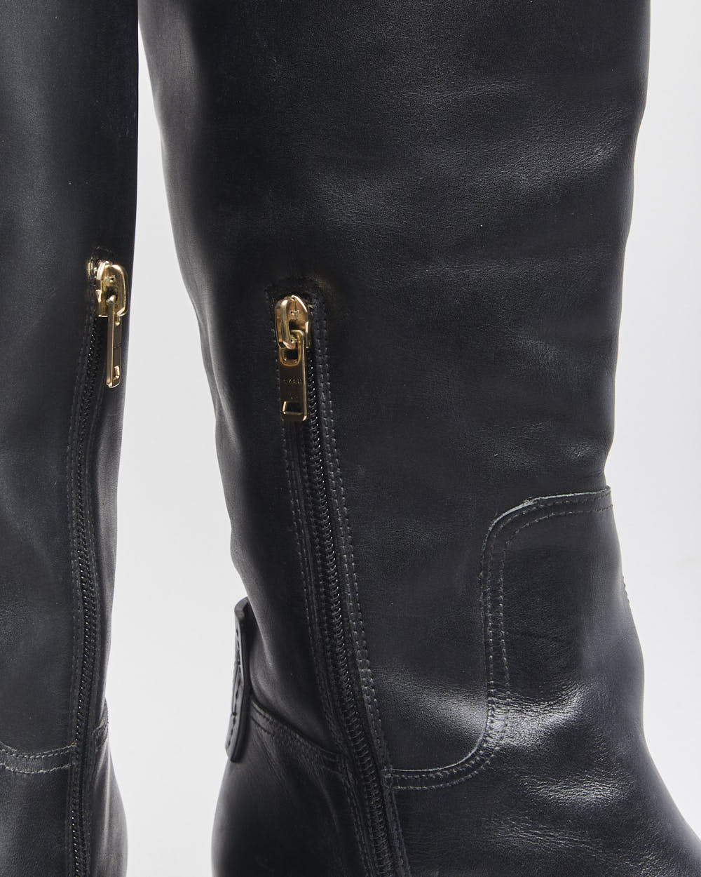 Coach Lilli Leather Riding Boots - UK6