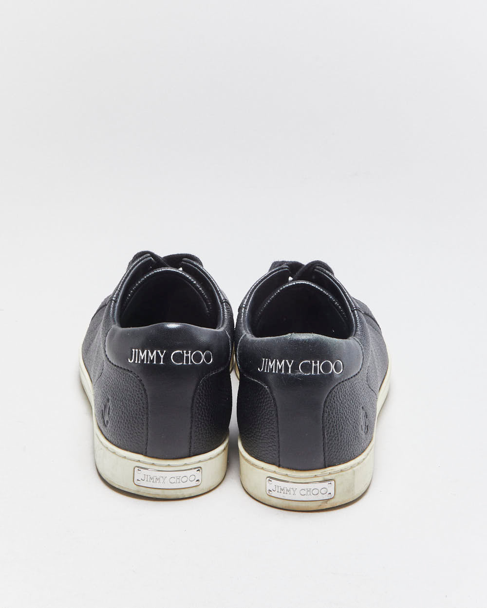Jimmy Choo Pebbled Leather Trainers - UK5