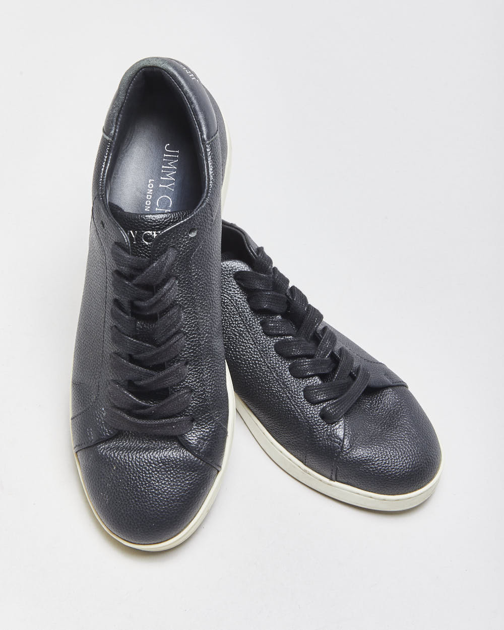 Jimmy Choo Pebbled Leather Trainers - UK5