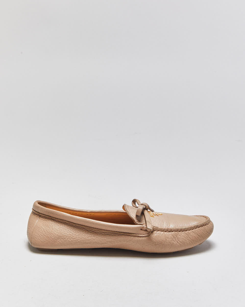 Prada Saffiano Leather Loafers - UK3.5