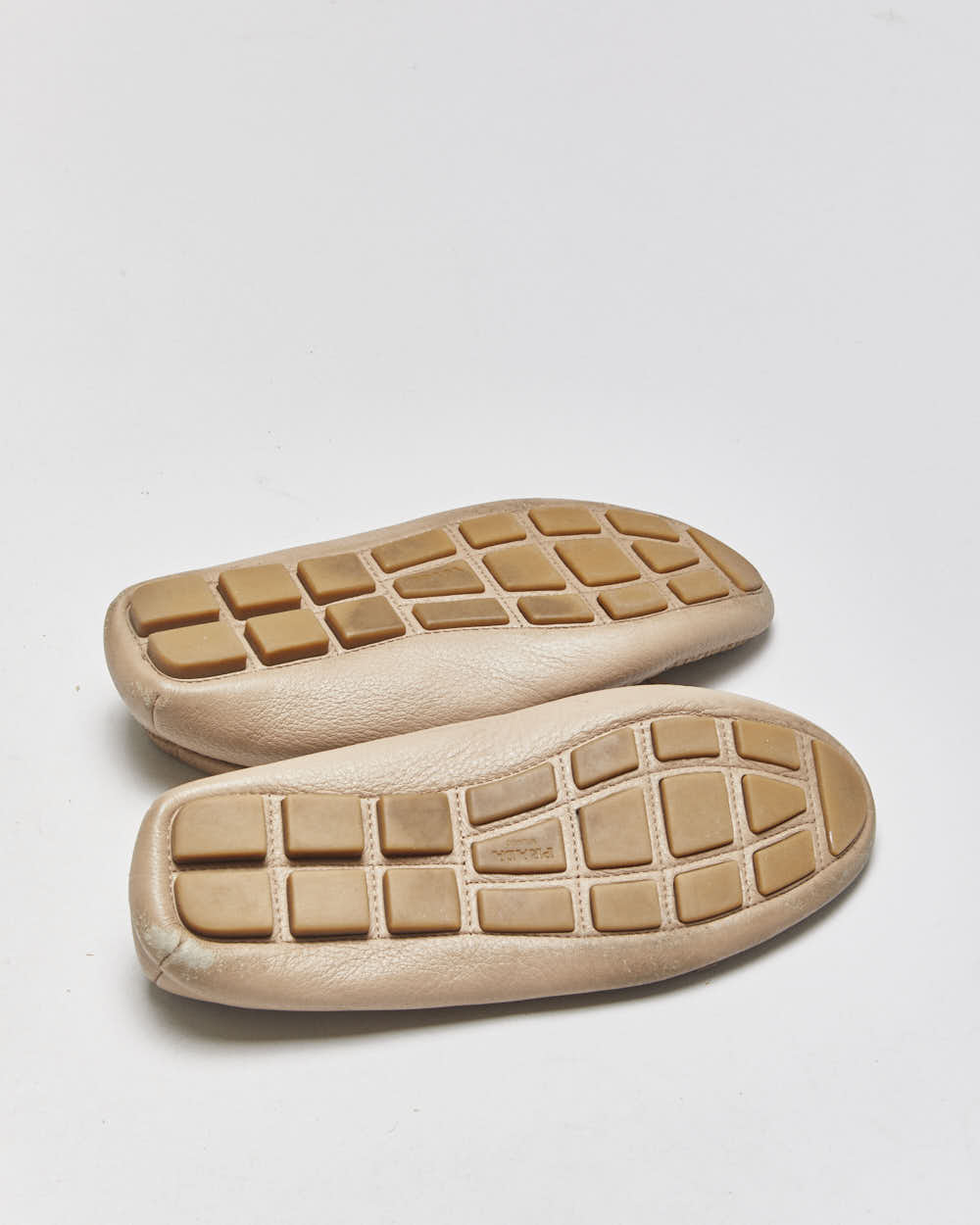 Prada Saffiano Leather Loafers - UK3.5