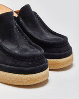 Chloe Jamie Platform Suede Loafer Mules - UK5