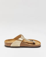 Birkenstock Gizeh Metallic Gold Sandals - UK8