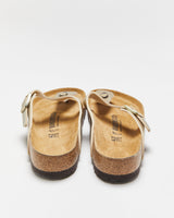 Birkenstock Gizeh Metallic Gold Sandals - UK8